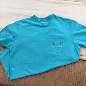 Vineyard Vines Teal Pocket Tee